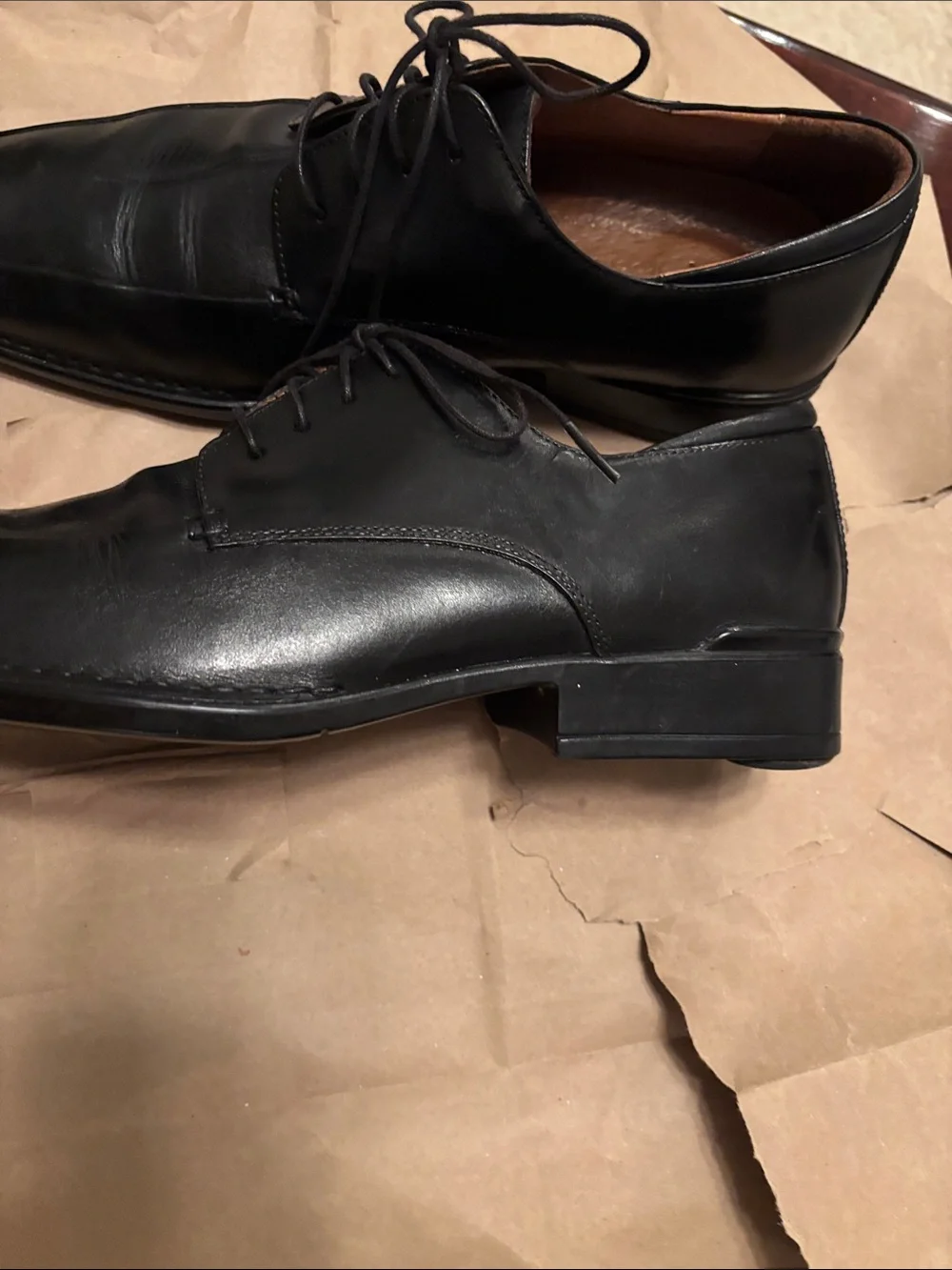 Rockport Classic  Men’s Black Leather Lace-Up Dress Shoes
